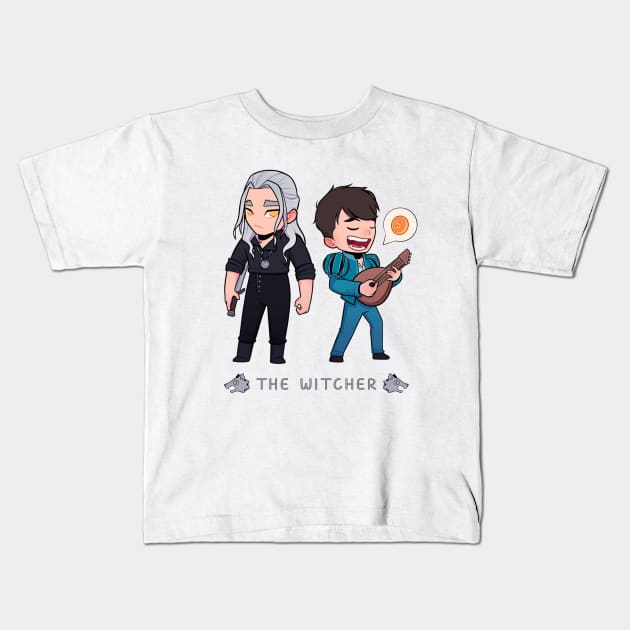 Toss A Coin To Your Witcher Kids T-Shirt by Susto